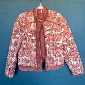 Free People Reversible Patterned Jacket